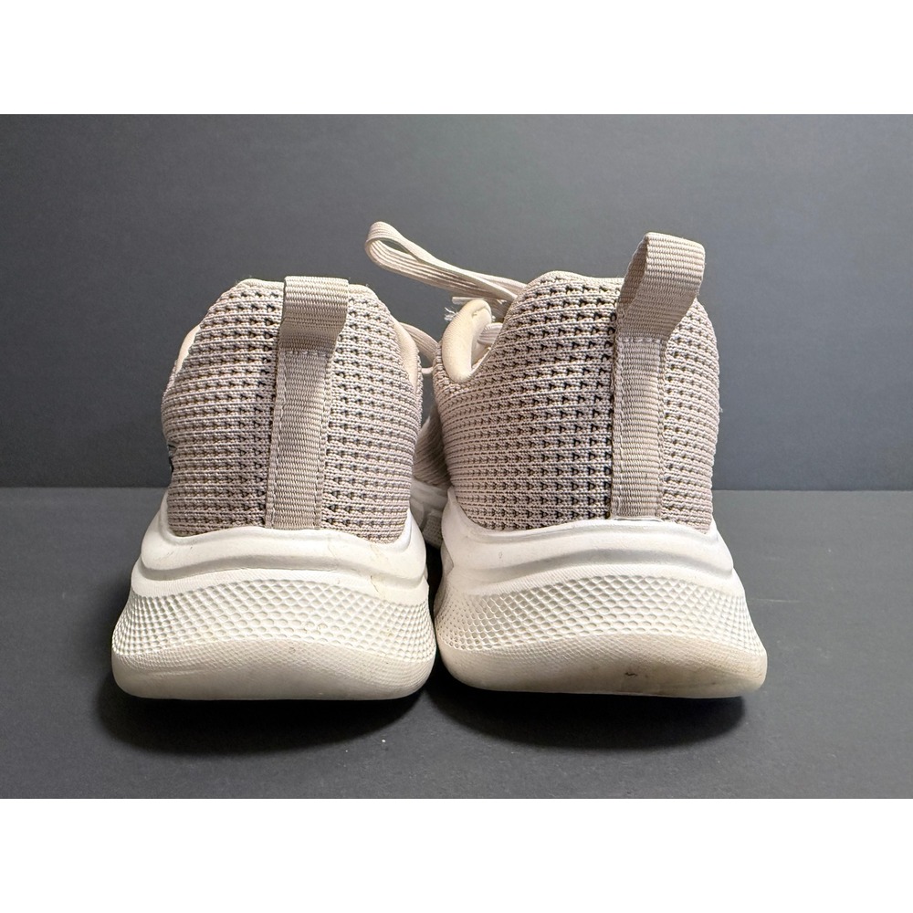 Skechers Bobs Sport Squad Tan Knit Memory Foam Sneakers Womens Shoes Size 6 - Picture 4 of 10